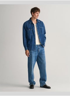 GANT Gant Oversized Denim Shirt  - Image 4