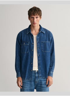 GANT Gant Oversized Denim Shirt  - Image 1