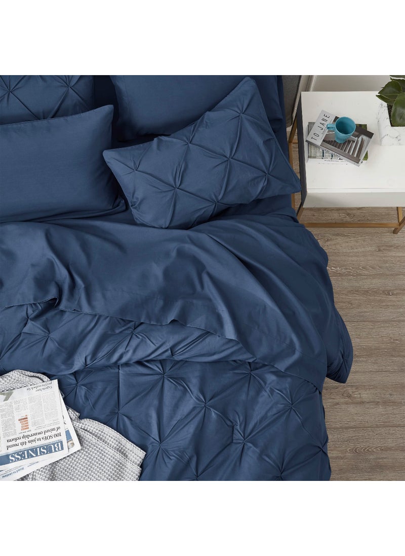 Bedsure Bedsure Full Size Comforter Sets - Bedding Sets Full 7 Pieces  Bed in a Bag Navy Blue Bed Sets with Comforter  Sheets  Pillowcases & Shams  Adult & Kids Bedding  - Image 5