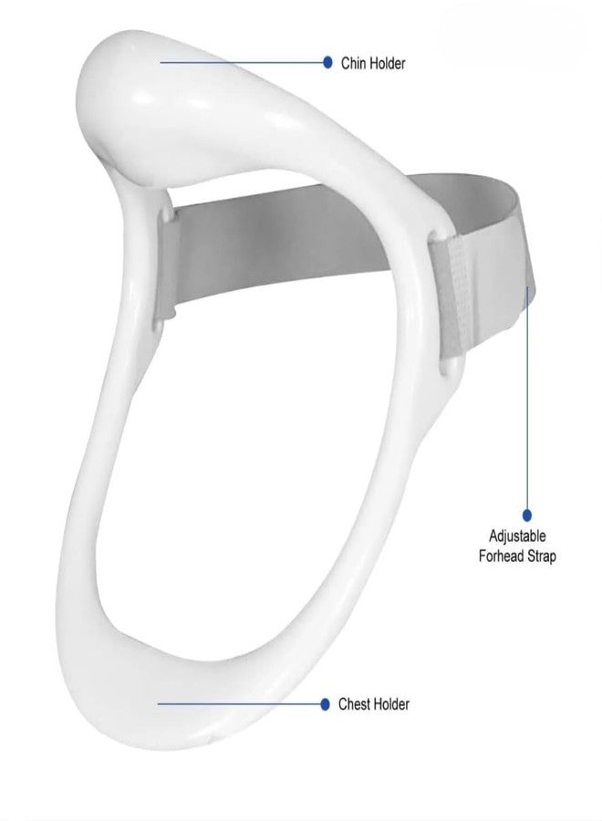 NEXORA Neck Posture Support Brace with Chin and Chest Holder, Adjustable Forehead Strap Design - Image 2