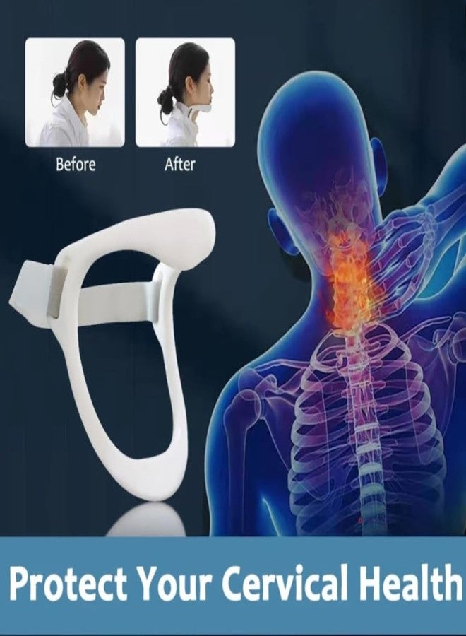 NEXORA Neck Posture Support Brace with Chin and Chest Holder, Adjustable Forehead Strap Design - Image 5