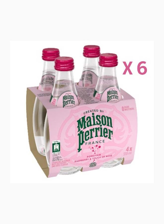 Maison Perrier مشروب غازي بنكهة التوت والورد 24*330مل - Image 1