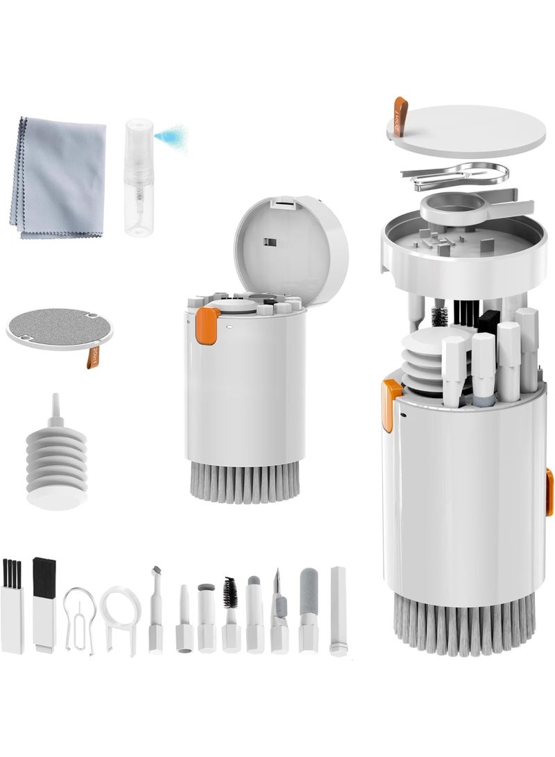 REBENUO Ultimate 20-in-1 Cleaning Kit for Keyboards, Laptops, AirPods Pro, and Screens – Includes Brushes and More - Image 1