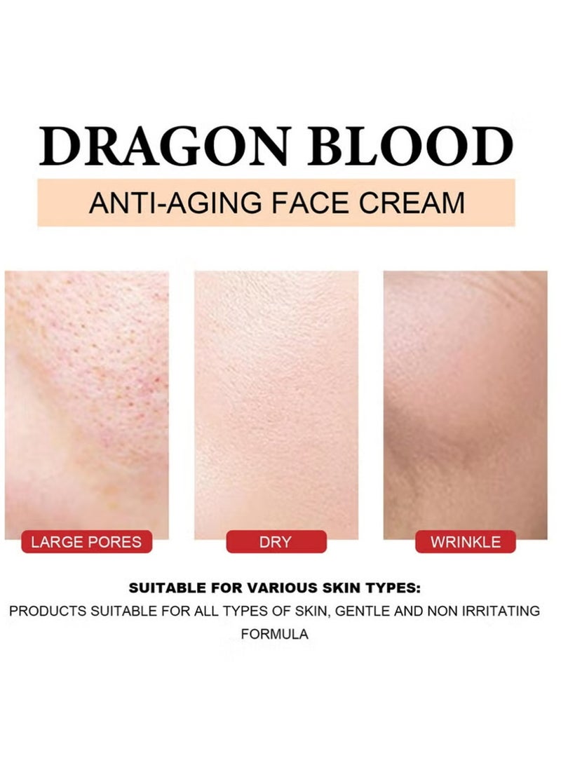 EELHOE Retinol Placenta Dragon Blood Cream, Dragons Blood Easy Cream Moisturizers, Dragons Blood Cream For Anti Wrinkle, Nourishing & Hydrating, For All Skin Types (50g) - Image 2