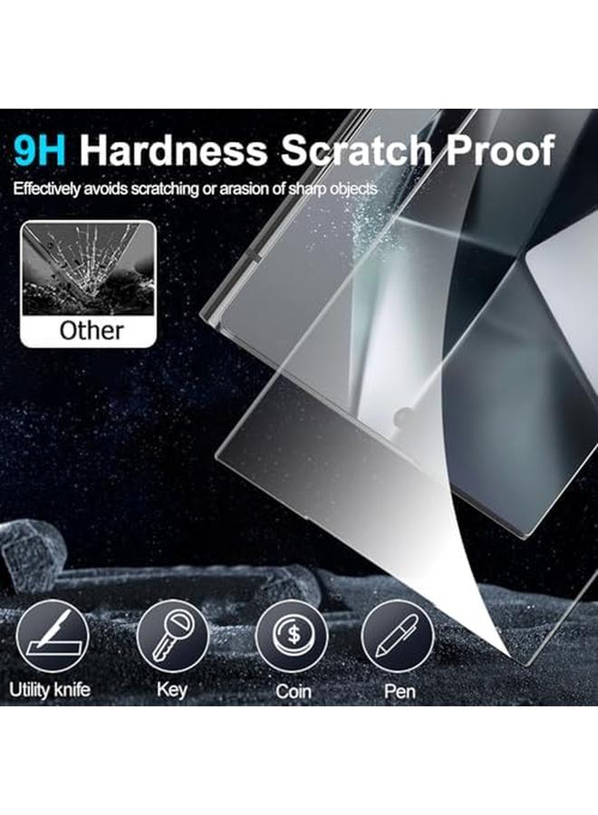erorex 4 Pack 9H Tempered Glass Screen Protector For Samsung Galaxy S24 Ultra 5G, With Installation Alignment Frame, Support Fingerprint Unlock, Case Friendly, Anti Scratch Film  - Image 5
