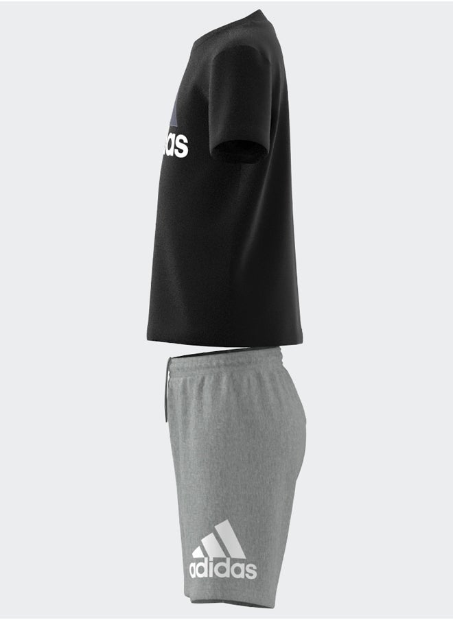 Adidas - Essentials Logo Tee And Short Set - Image 1