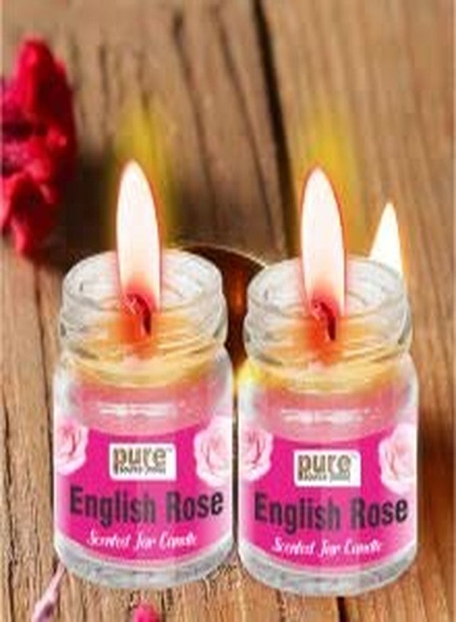 بيور سورس انديا مجموعة شموع معطرة من بيور سورس إنديا، 6 قطع، مناسبة لتزيين المنزل، وزن كل شمعة 30 غرام، شموع هدية ديوالي (وردي-أحمر). - Image 5