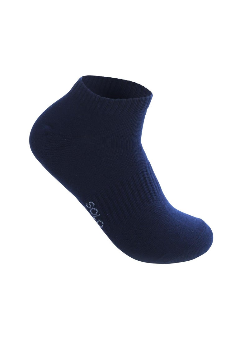 Solo Pack of 3 Half Towel Socket Cotton Socks - Kobe - Image 3
