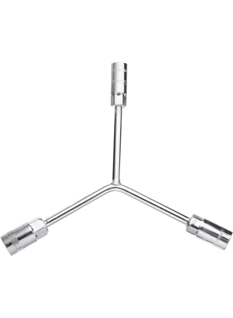 GGOOT Y-Shaped 3 Way Socket Wrench 14mm 17mm 19mm Long Arm Y-Type 6-Point Hexagon Spanner Hex Wrench Torque Spanner Socket for Car Motorcycle Repair Hardware Tools  - Image 1