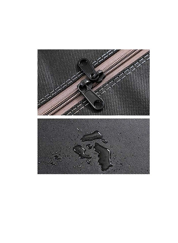 2 pc Thicken Storage Bag Quilt Organizer Luggage Bags Hand Bag Waterproof Package Moisture Proof Package Clothes Organizer Students (Color : Coffee, Size : 90x30x50CM) - Image 2