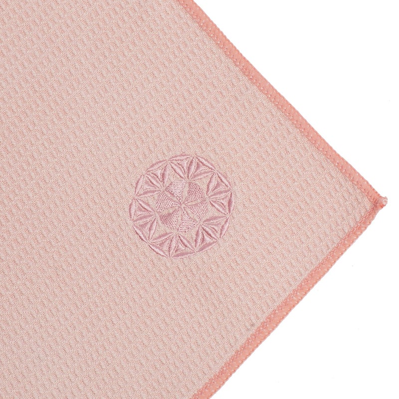Shandali Hot Yoga Towel - Stickyfiber Yoga Towel - Mat-Sized, Microfiber, Super Absorbent, Anti-Slip, Injury Free, 24" x 72" - Bikram Yoga Towel - Exercise, Fitness, Pilates - Sakura Pink - Image 4