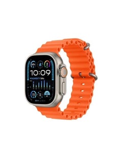 HK HK9 ULTRA 2 Series 9 Wearfit Pro SmartWatch SUPER AMOLED Display Open AI Chat GPT GPS NFC Bluetooth V5 Call Wireless Charger 49mm (Orange)  - Image 1