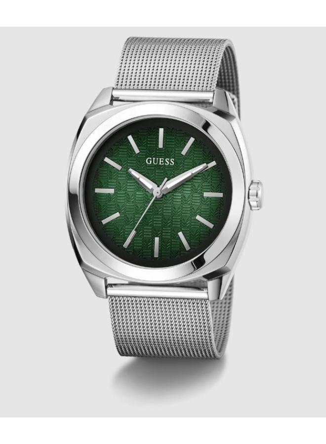 جس ساعة رجالية جيس فضية تناظرية - Image 1