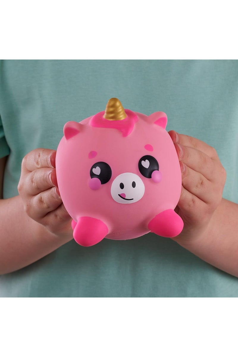 Smooshzees Smooshzee , Zappy, Pink Unicorn, Collectable Characters, Supersoft, Cuddly and Squishy - Image 4