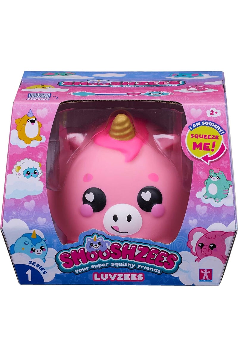 Smooshzees Smooshzee , Zappy, Pink Unicorn, Collectable Characters, Supersoft, Cuddly and Squishy - Image 1