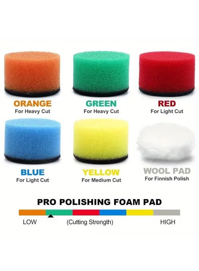 240 Pcs 1 Inch Hook And Loop Sandpaper 60 10000 Grit Wet Dry With Backing Pads - Image 5