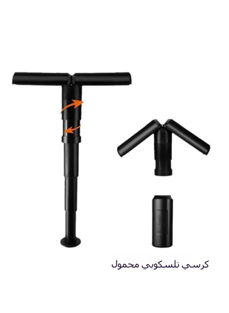 general Outdoor portable queuing folding stool The tourist queuing artifact chair can be stretched and narrowed at will to meet various needs - Image 1