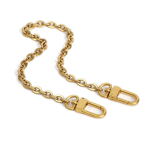 Xiazw Mini Copper Purse Chains Shoulder Crossbody Strap Bag Accessories Charm Decoration (Antique Gold,26'') - Image 1