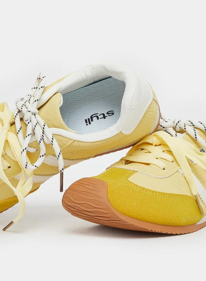Styli Styli Striped Lace Up Sneakers