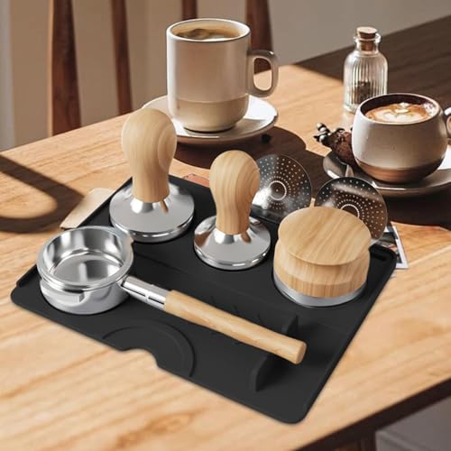 DIANZHU Coffee Tamper Mat, Food Grade Portafilter Holder, Tamper Mat, Slip-Proof, Consistent Pressure, 25x20cm, for Countertop Morning Birthday Shop Men Women Enthusiasts - Image 3