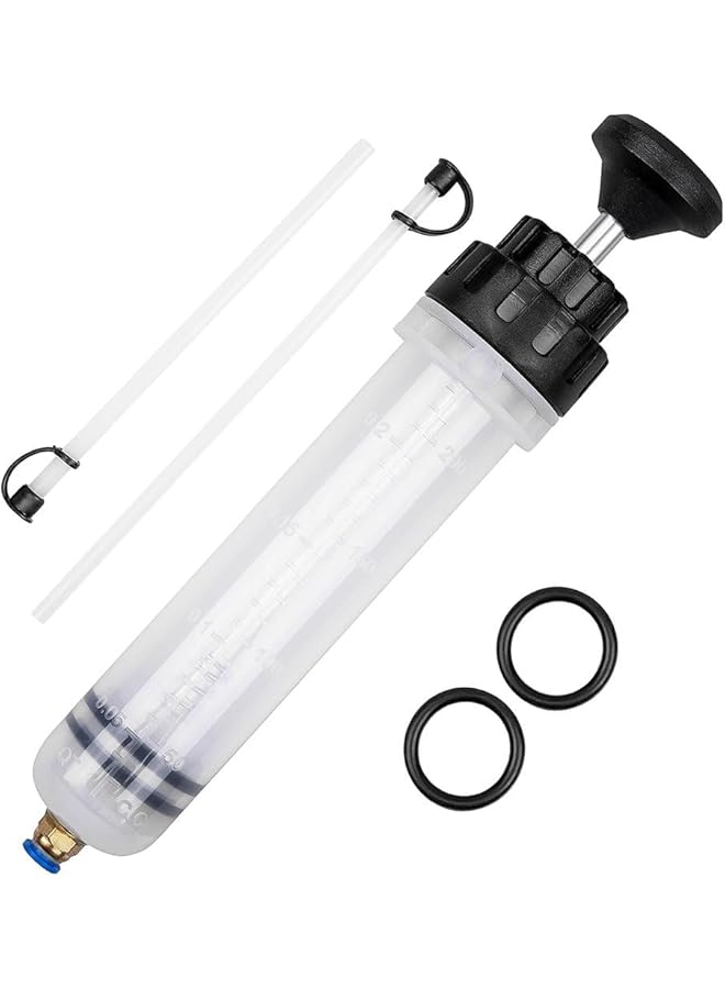 جيه زد اس مضخة شفط سوائل السيارات، محقنة تغيير الزيت مع خرطوم، شفط وقود يدوي وملء، جهاز تفريغ سوائل تغيير الزيت (500 سم مكعب) - Image 1