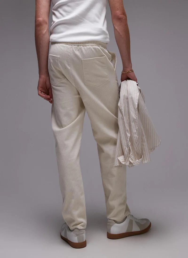 توب مان Plisse Straight Fit Pants