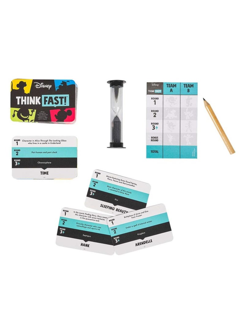 Ridley's Disney Think Fast - Trivia Party Game - Quiz Cards - Image 3