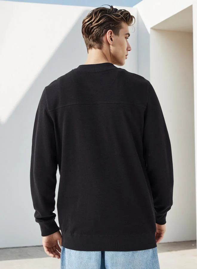 Lee Cooper  Lee Cooper Textured Sweatshirt for Men | Best Price UAE