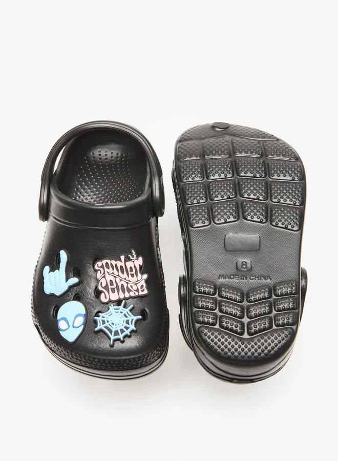 مارفل Boys Marvel Spider-Man Clog with Applique Detail and Backstrap