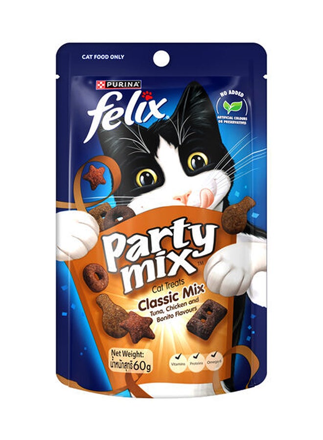 PURINA Purina Felix Party Mix Classic Cat Treats , 60g 