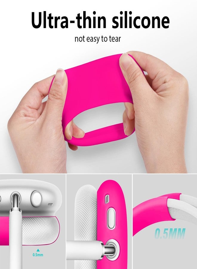 AIRSPO Airpods Max Case Cover, Silicone Case Cover for AirPods Max Headphones, Anti-Scratch Ear Pad/Headband Cover for Apple AirPods Max - Image 3
