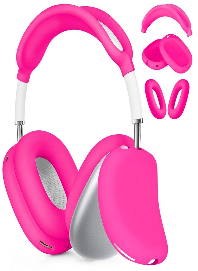 AIRSPO Airpods Max Case Cover, Silicone Case Cover for AirPods Max Headphones, Anti-Scratch Ear Pad/Headband Cover for Apple AirPods Max - Image 1