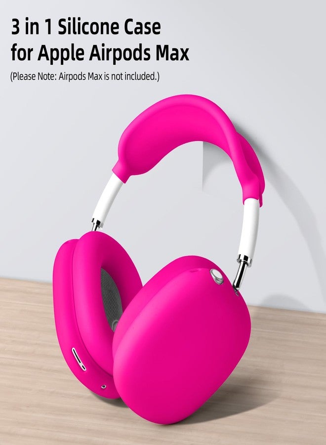 AIRSPO Airpods Max Case Cover, Silicone Case Cover for AirPods Max Headphones, Anti-Scratch Ear Pad/Headband Cover for Apple AirPods Max - Image 4
