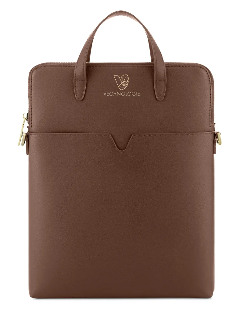 فيجانولوجي Jupiter Laptop Bag 13' in Brown Made from 3.6 Bamboo Stems