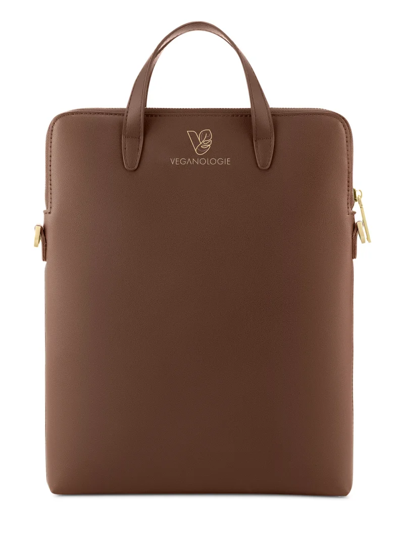 فيجانولوجي Jupiter Laptop Bag 13' in Brown Made from 3.6 Bamboo Stems