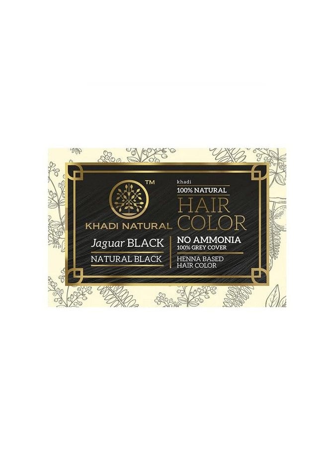Khadi Natural Henna Based Hair Color ; Herbal Natural Black Hair Color ; Ammonia Free Hair Color ; Suitable For All Hair Types  - Image 5