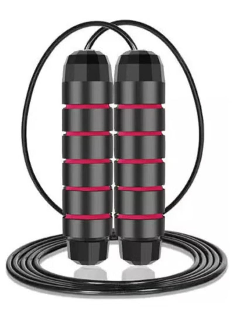 Adjustable Speed Heavy Weighted Steel Wire Exercise Skipping Jump Rope|Heavy Skipping Rope PVC Weighted Speed Exercise Jump Rope Breathing Handle 360 Degree rotation