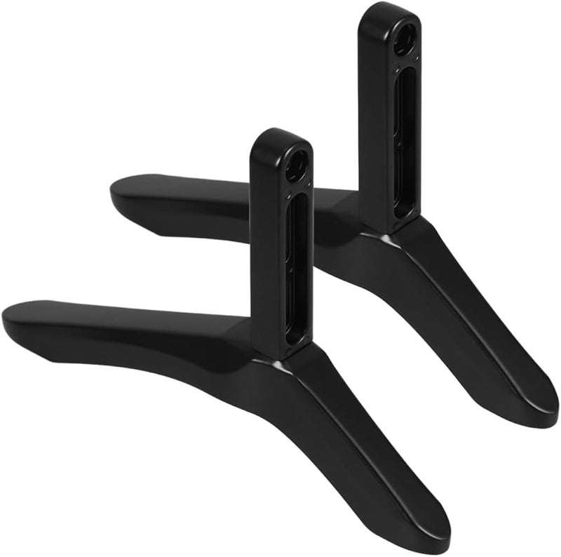 Heavy Duty Aluminum Alloy TV Stand Legs Stable Base No Drill Support Bracket - Image 1