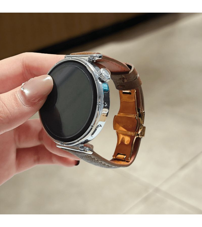 Minimalist Handmade Watch Strap For Huawei GT6 Series 20mm Mixed Colors - Image 5