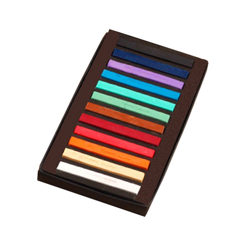 Square Pastel Set 12/24/36/48 Colors Soft Dry Pastel Artist Chalk Pastel Sticks Non for Office School Art Drawing Painting Supplies - Image 4