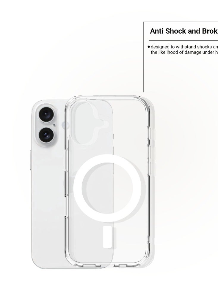 بريمو بلس جراب ماج سيف شفاف لجهاز ايفون 16 - Image 3