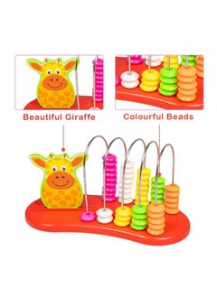 RATNA'S My First Abacus Giraffe ; Learning Kit To Enhance Counting Addition Subtraction Skills For Kids  - Image 3