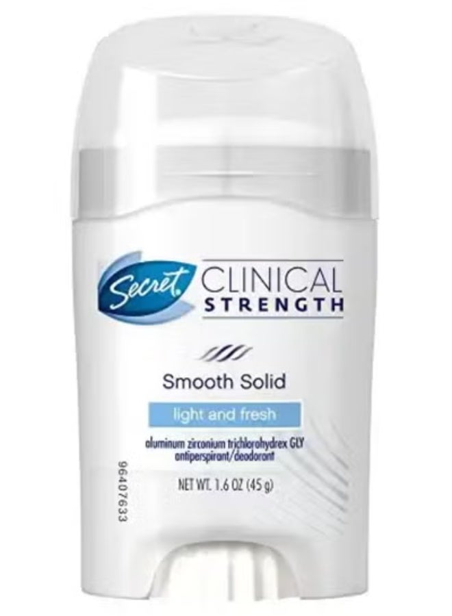 Secret Clinical Strength Soft solid Light And Fresh Deodorant 45g - Image 5