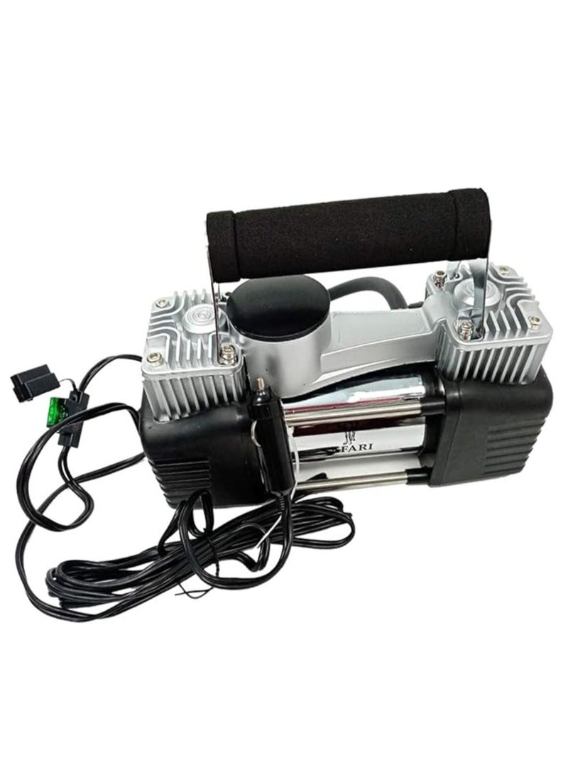 Generic Heavy Duty Portable 12V Double Cylinder Air Compressor Car Tire Inflator  - Image 3