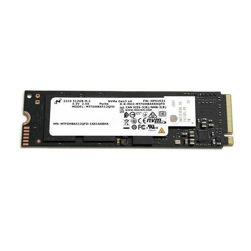 Micron SSD 512GB 2210 NVMe PCIe Gen3 x4 MTFDHBA512QFD M09630001 Solid State Drive for HP Dell Lenovo Laptop Desktop Ultrabook - Image 2