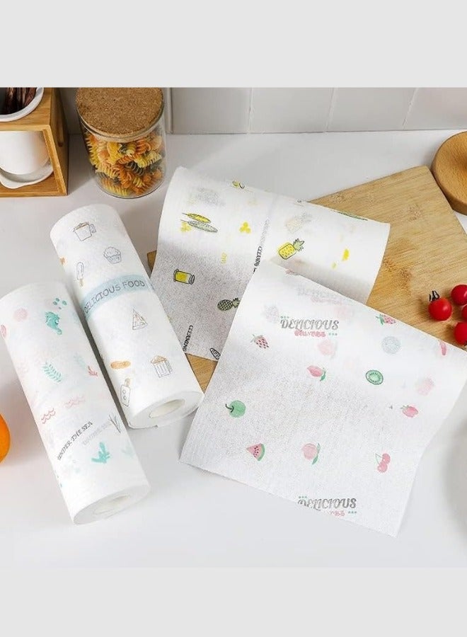 REXO Reusable Cleaning Roll — The Ultimate All-Purpose Household Fabric for Fast, Powerful, and Eco-Friendly Cleaning with Superior Absorbency and Long-Lasting Durability, Making Every Cleanup Effortless - Image 3