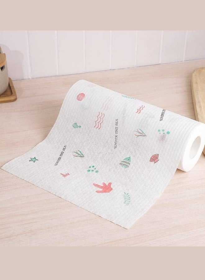 REXO Reusable Cleaning Roll — The Ultimate All-Purpose Household Fabric for Fast, Powerful, and Eco-Friendly Cleaning with Superior Absorbency and Long-Lasting Durability, Making Every Cleanup Effortless - Image 4