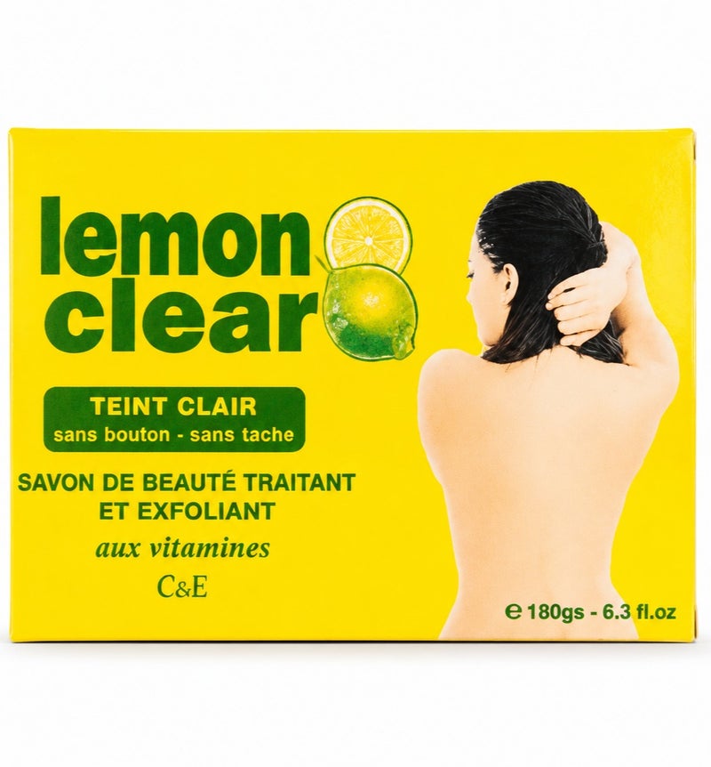 Lemon Clear Skin Whitening Exfoliating Soap