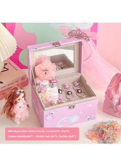 Princess Hair Accessories Set for GirlsDeluxe Hair Accessories Gift Box 22 Piece Set Deluxe Hair Accessories Gift Box 22 Piece Set