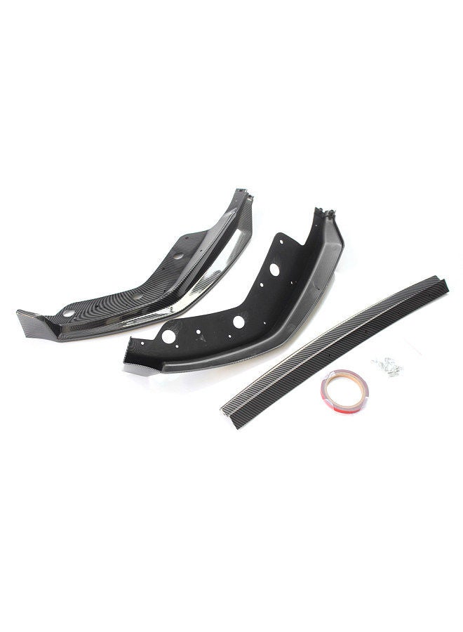 Front Bumper Lip Spoiler Kit M Performance Sport Look Carbon Fiber Replacement for BMW 3 Series G20 G28 2019-2020